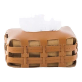 Hộp Khăn Giấy Da Đan Signature Orange Lux Leather Carré Vanity Tissue Holder-HỘP KHĂN GIẤY-Đối tác tại Trung Quốc theo từng đơn đặt hàng-CẬU HAI HOME DECOR