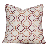 Vỏ Gối Canvas Quatrefoil Interlace 45-VỎ GỐI-Đối tác tại Trung Quốc theo từng đơn đặt hàng-CẬU HAI HOME DECOR