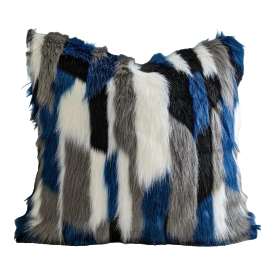 Maison Couture - Vỏ Gối Lông Lux Fur Aquarius Lapin 45-VỎ GỐI-Đối tác tại Trung Quốc theo từng đơn đặt hàng-CẬU HAI HOME DECOR