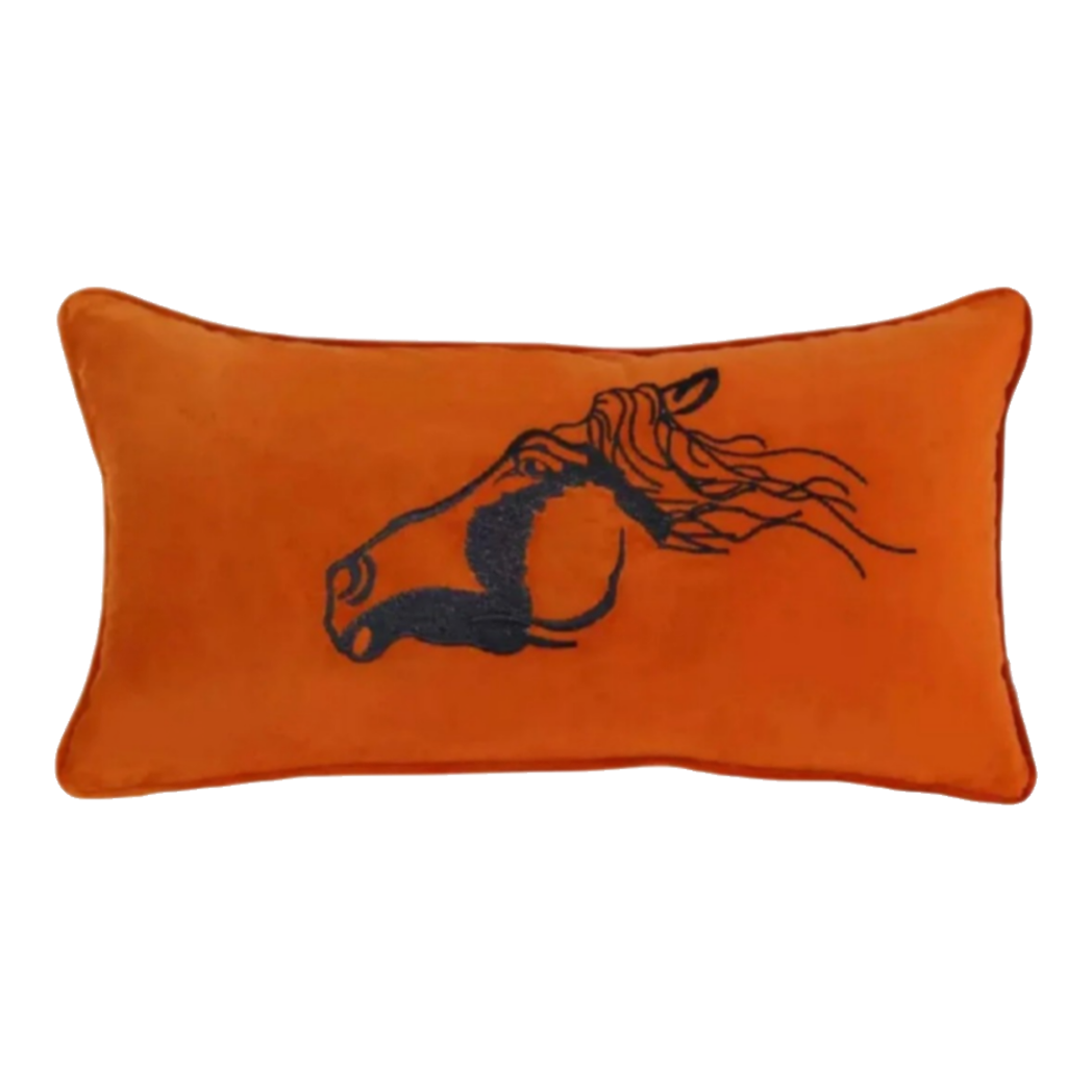 Gối Nhung 30x50 Noble Cheval d’Ambre Héritage-VỎ GỐI-CẬU HAI HOME DECOR-CẬU HAI HOME DECOR