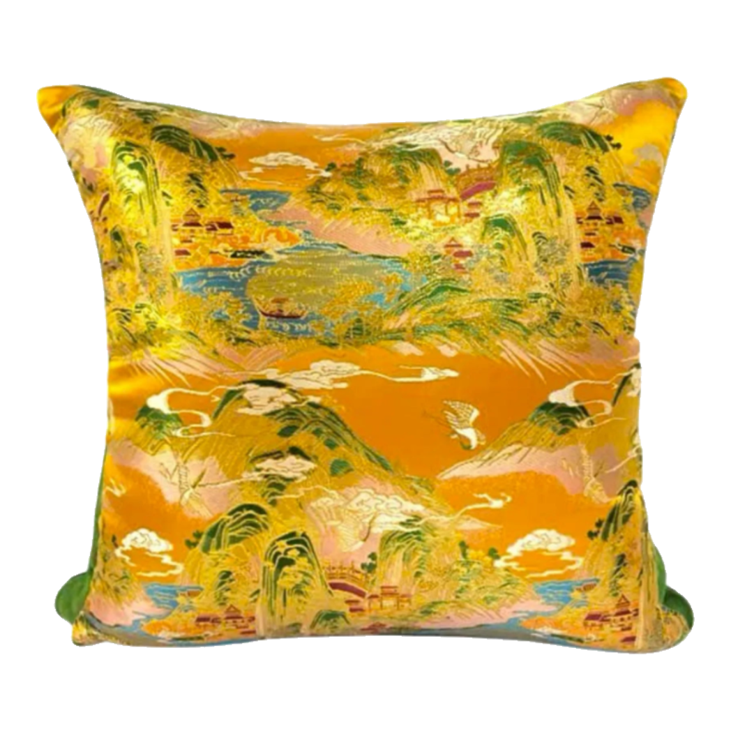 Maison Couture - Vỏ Gối Royal Gold Jacquard Peaceful Horizons 45-VỎ GỐI-Đối tác tại Trung Quốc theo từng đơn đặt hàng-CẬU HAI HOME DECOR