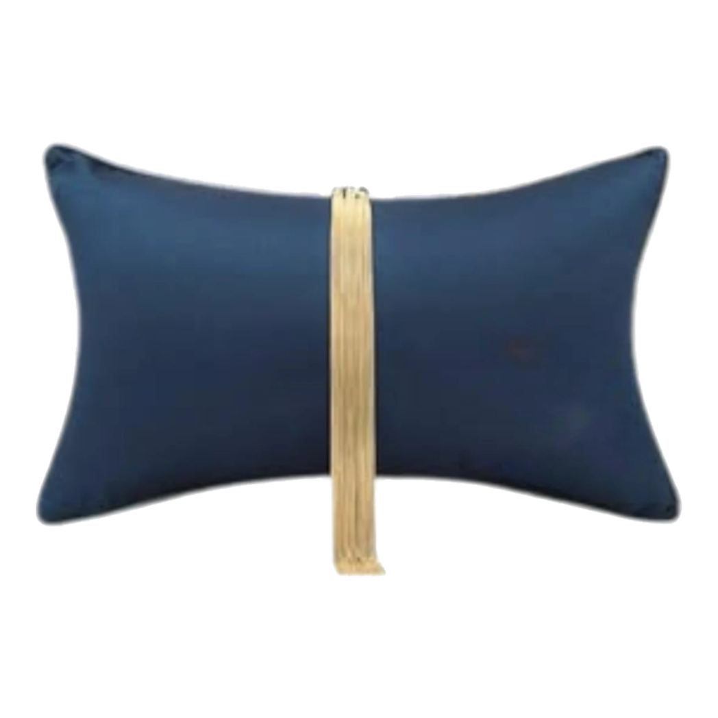 Gối Lụa Satin Ocean Grace Jewel 30X50-VỎ GỐI-Đối tác tại Trung Quốc theo từng đơn đặt hàng-CẬU HAI HOME DECOR