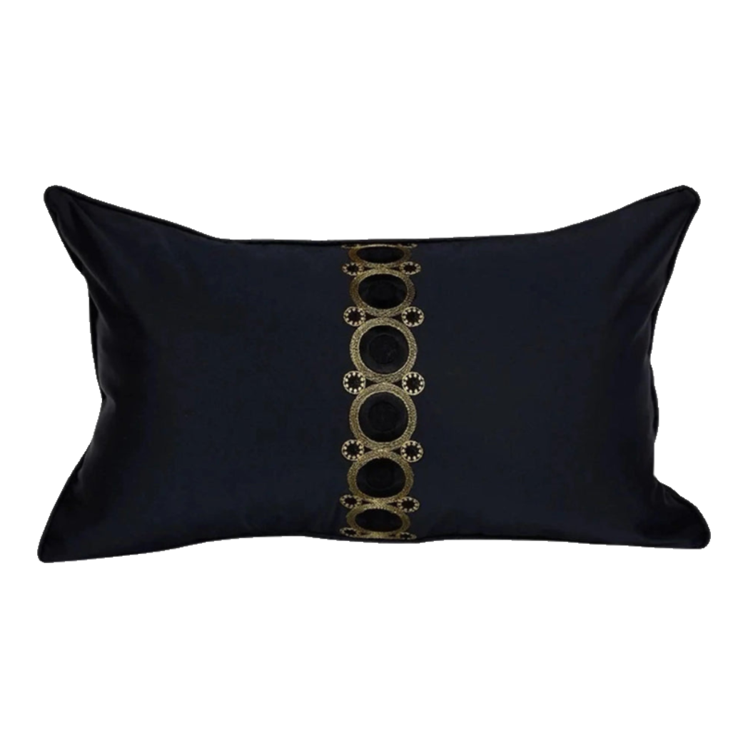 Gối Lụa Midnight Orbit Charm 30X50-VỎ GỐI-Đối tác tại Trung Quốc theo từng đơn đặt hàng-CẬU HAI HOME DECOR
