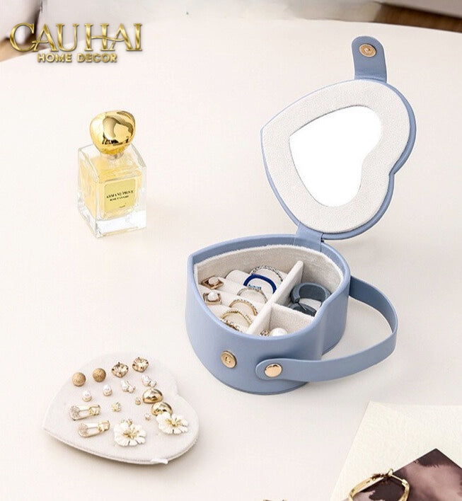 HAUTE FOLIE - HỘP TRANG SỨC MINI D'AMOUR CREAMY PEACH - CẬU HAI HOME DECOR