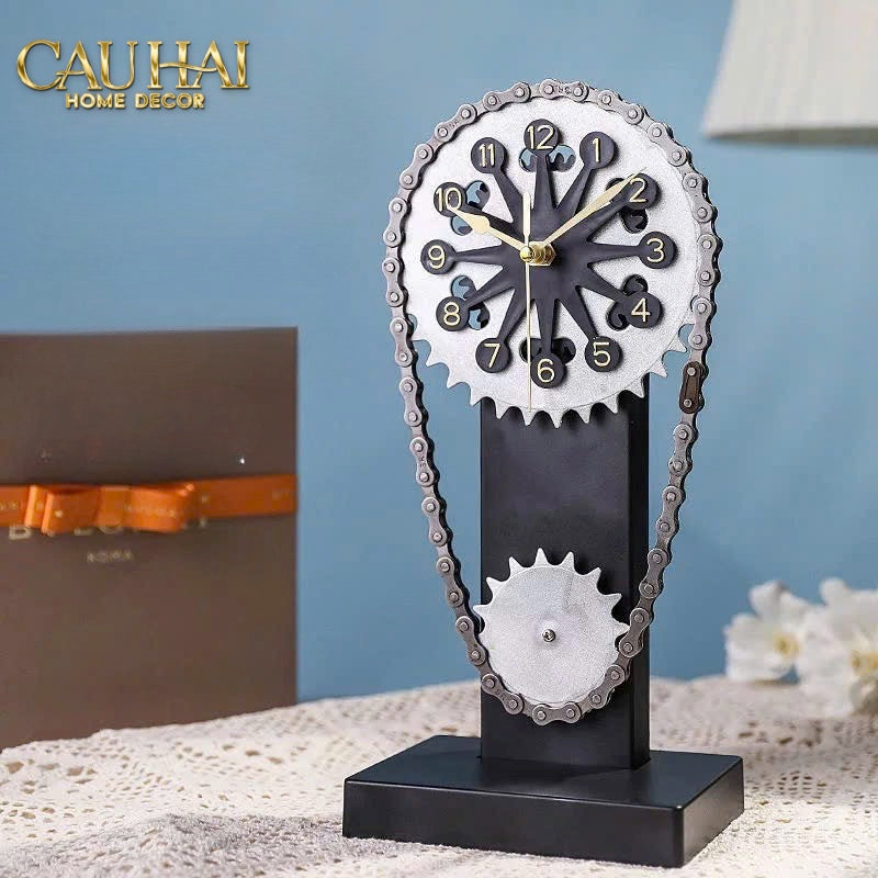 ĐỒNG HỒ CƠ KHÍ AEROLIFT BALLOON CLOCK GEAR - CẬU HAI HOME DECOR