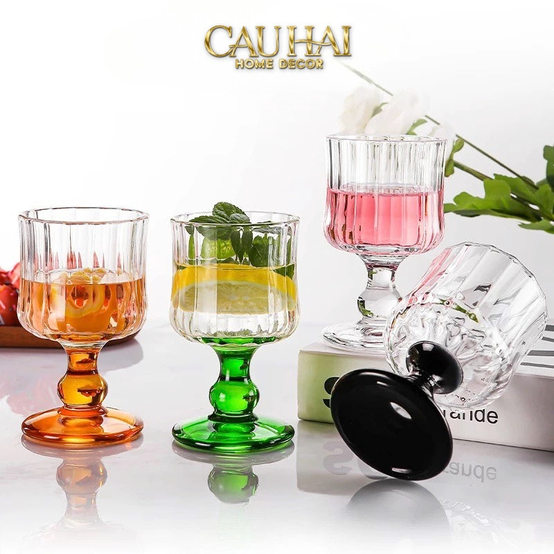 SET 2 LY PARISIENNE CHARM BISTRO GLASSES 200ML - CẬU HAI HOME DECOR