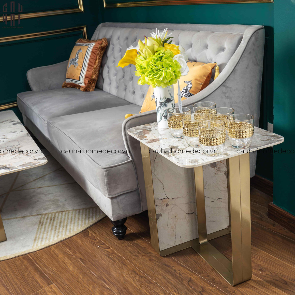 Bàn Coffee Hilton Size M Ss25 40x50x55-NỘI THẤT-Đối tác tại Trung Quốc theo từng đơn đặt hàng-CẬU HAI HOME DECOR