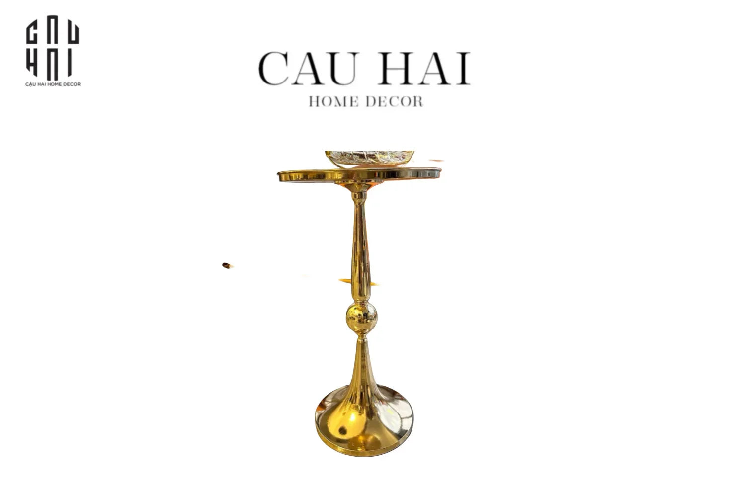 Bàn Góc Gold Luxor - Luxe Side Table-CẬU HAI HOME DECOR