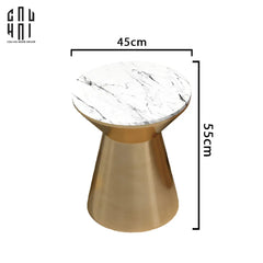 Bàn Sofa Cao Cấp Frederick - Frederick Marble Side Table-CẬU HAI HOME DECOR