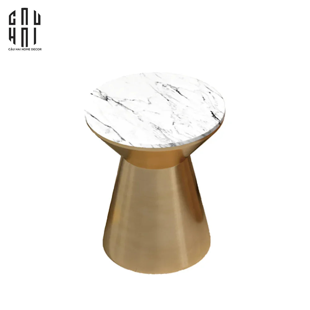 Bàn Sofa Cao Cấp Frederick - Frederick Marble Side Table Ss22 - CẬU HAI HOME DECOR