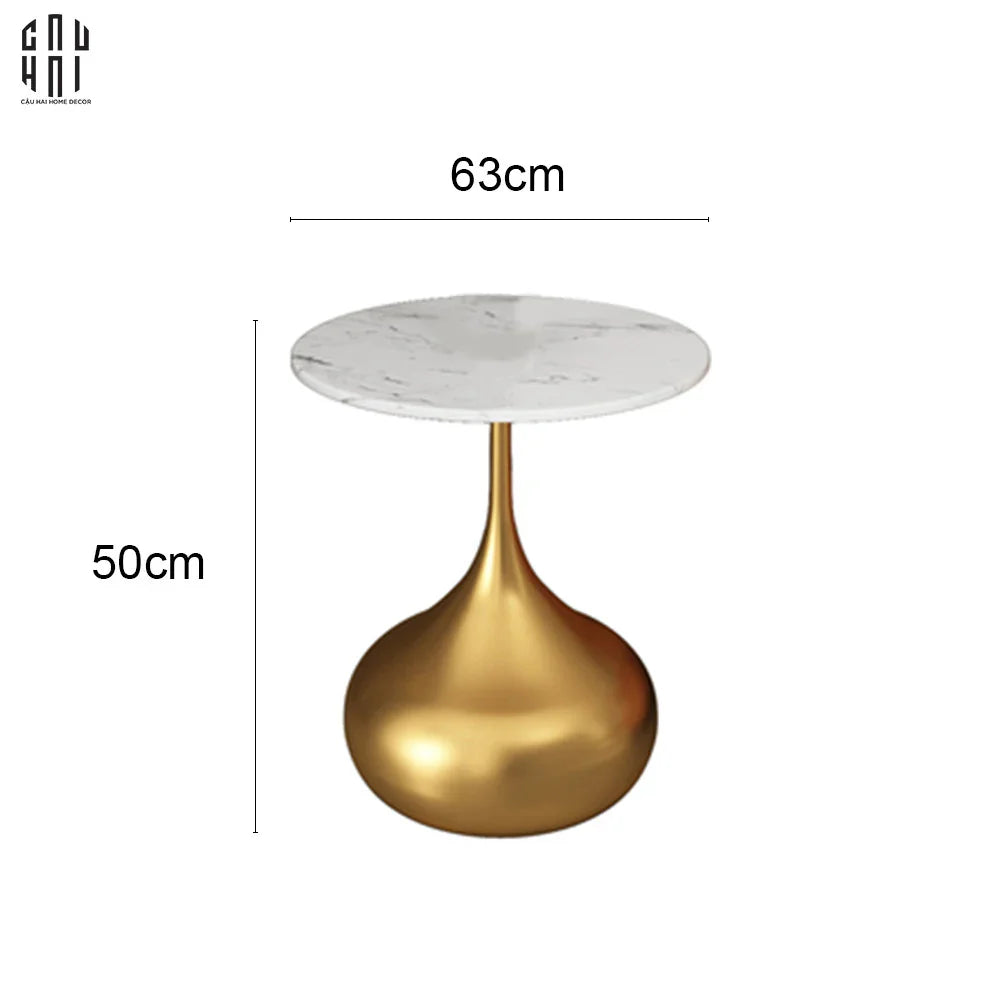 Bàn Sofa Kilian Side Table Ss25 63x50-BÀN SOFA-Đối tác tại Trung Quốc theo từng đơn đặt hàng-CẬU HAI HOME DECOR