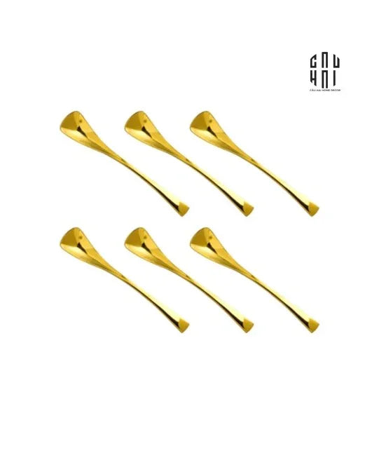 Basic Teaspoon 6Pcs-Dinner Cutlery Set Dao Muỗng Nĩa-Đối tác tại Trung Quốc theo từng đơn đặt hàng-CẬU HAI HOME DECOR