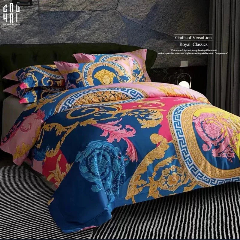 BEDDING SET VERS. MULTICOLOUR 6 PCS - CẬU HAI HOME DECOR