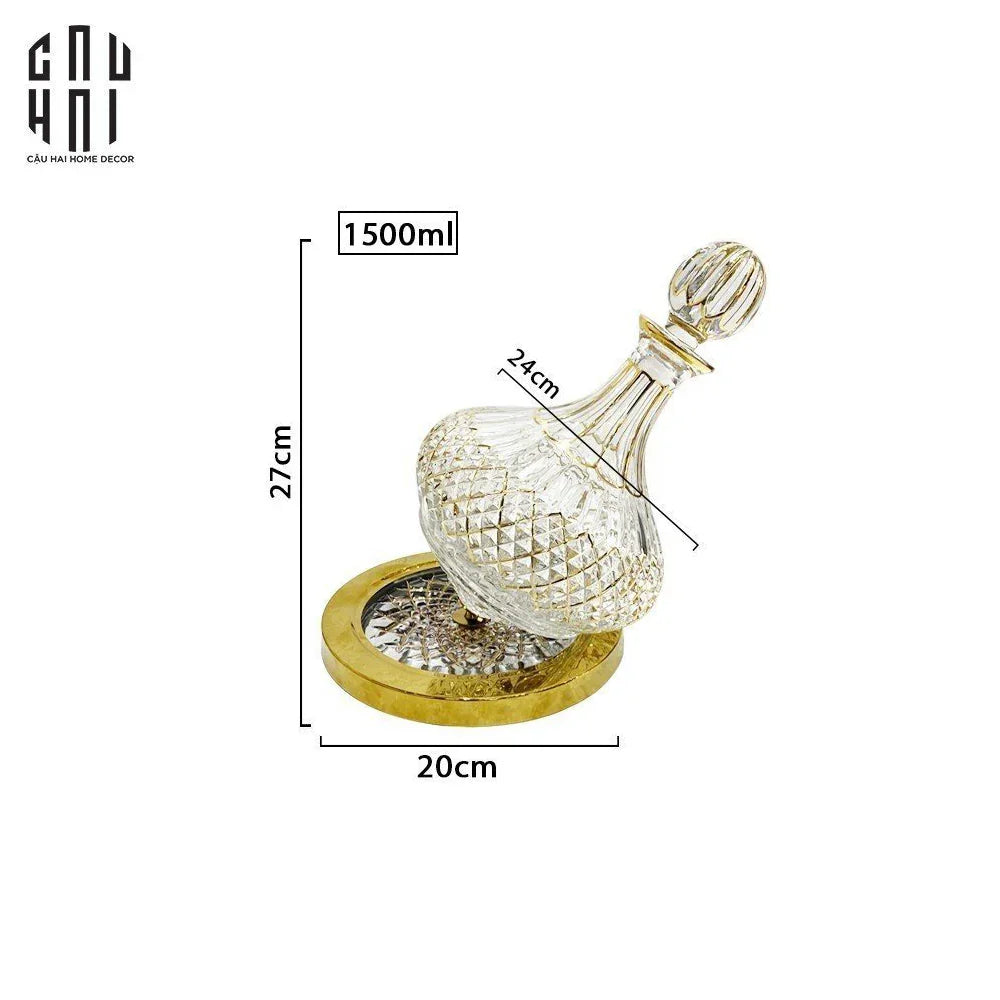 BÌNH DECANTER GLORIOUS OXFORD 1L5 - CẬU HAI HOME DECOR