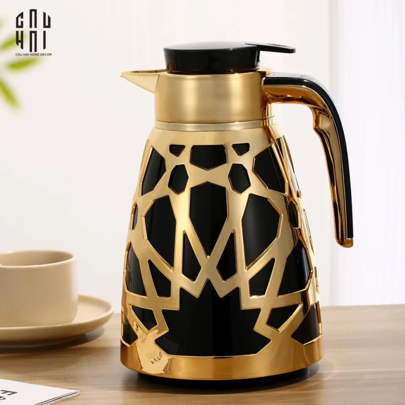 BÌNH ĐUN SÔI KHÔNG DÙNG NHIỆT DORÉ NOIR-CẬU HAI HOME DECOR