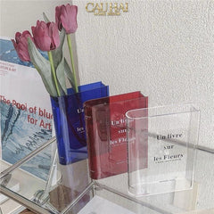 Bình Hoa Acrylic Book About Flower-CẬU HAI HOME DECOR