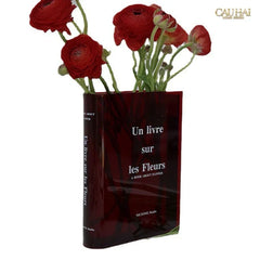Bình Hoa Acrylic Book About Flower-CẬU HAI HOME DECOR