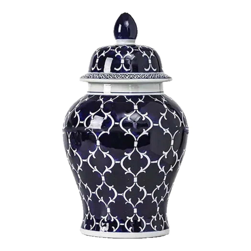 Bình Hoa Ceramic Blue Mystery 20x44-BÌNH HOA-Đối tác tại Trung Quốc theo từng đơn đặt hàng-CẬU HAI HOME DECOR