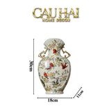 Bình Hoa Cổ Phong Jardin Oriental Duo H30/H40-BÌNH HOA-Đối tác tại Trung Quốc theo từng đơn đặt hàng-H30-CẬU HAI HOME DECOR