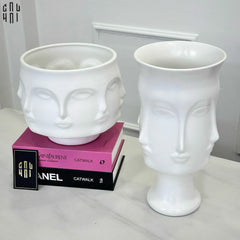 Bình Hoa Composite Tượng Muse - Adler Inspired 16x31.5-CẬU HAI HOME DECOR