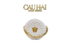 Bình Hoa Composite V Class Medusa Inspired 21x7x20.5-CẬU HAI HOME DECOR