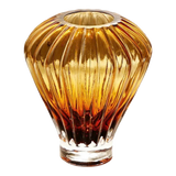 Bình Hoa Crystal Éclat Ambré H19-BÌNH HOA-Đối tác tại Trung Quốc theo từng đơn đặt hàng-CẬU HAI HOME DECOR