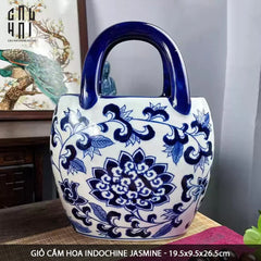 Bình Hoa Curved Indochine Bloom Basket-CẬU HAI HOME DECOR