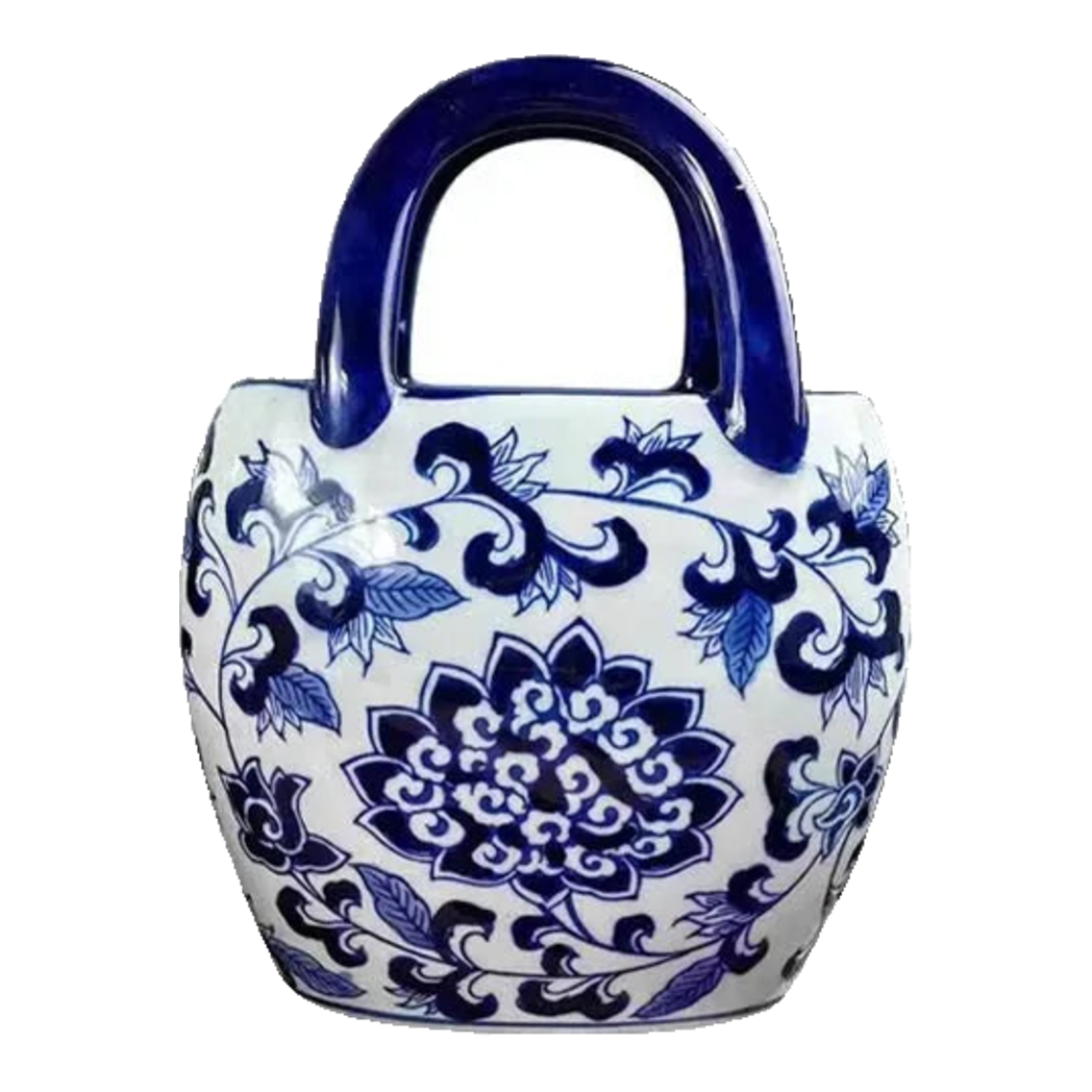 Bình Hoa Curved Indochine Bloom Basket-BÌNH HOA-Đối tác tại Trung Quốc theo từng đơn đặt hàng-CẬU HAI HOME DECOR