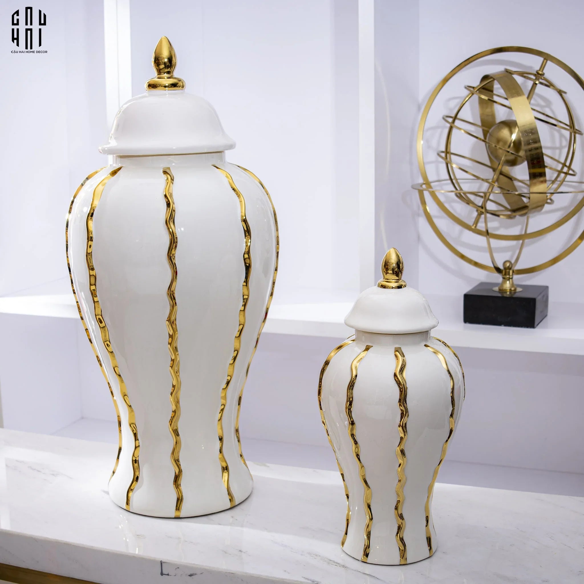 BÌNH HOA FLYNN S36 - CẬU HAI HOME DECOR