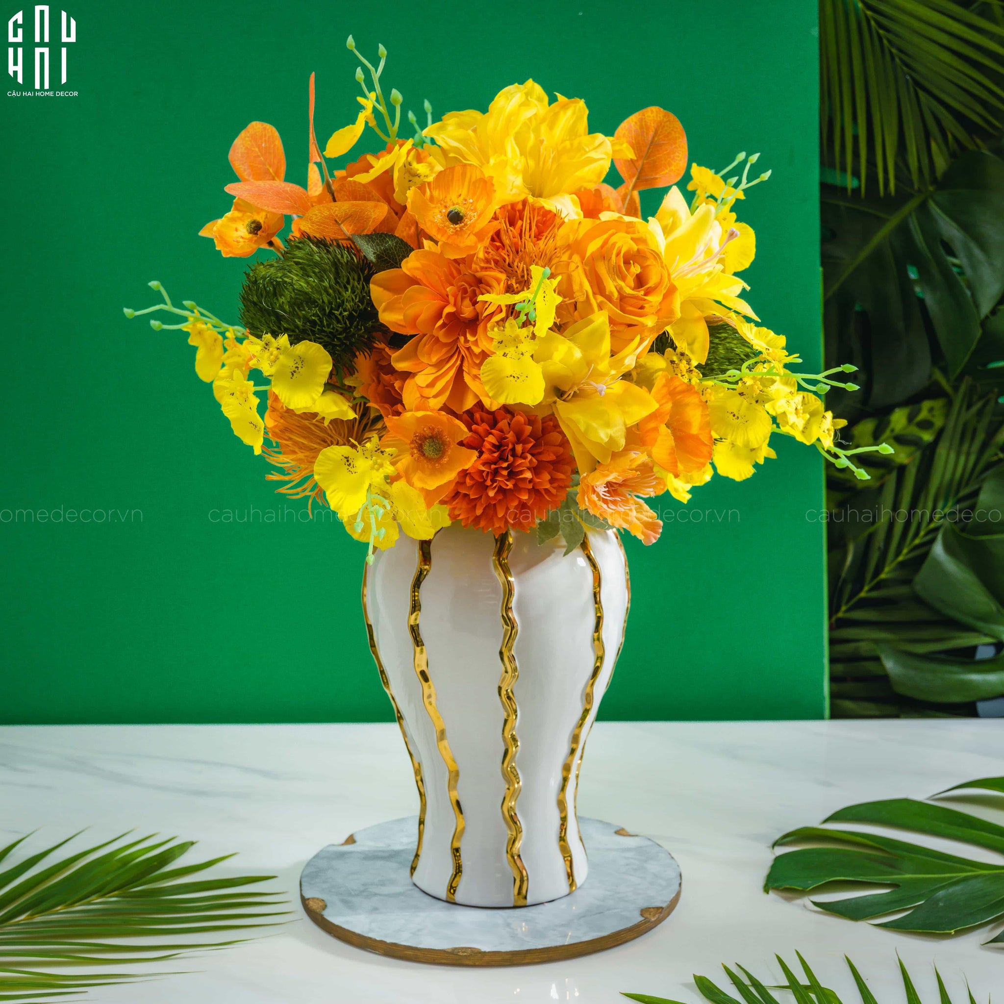 BÌNH HOA FLYNN S36 - CẬU HAI HOME DECOR