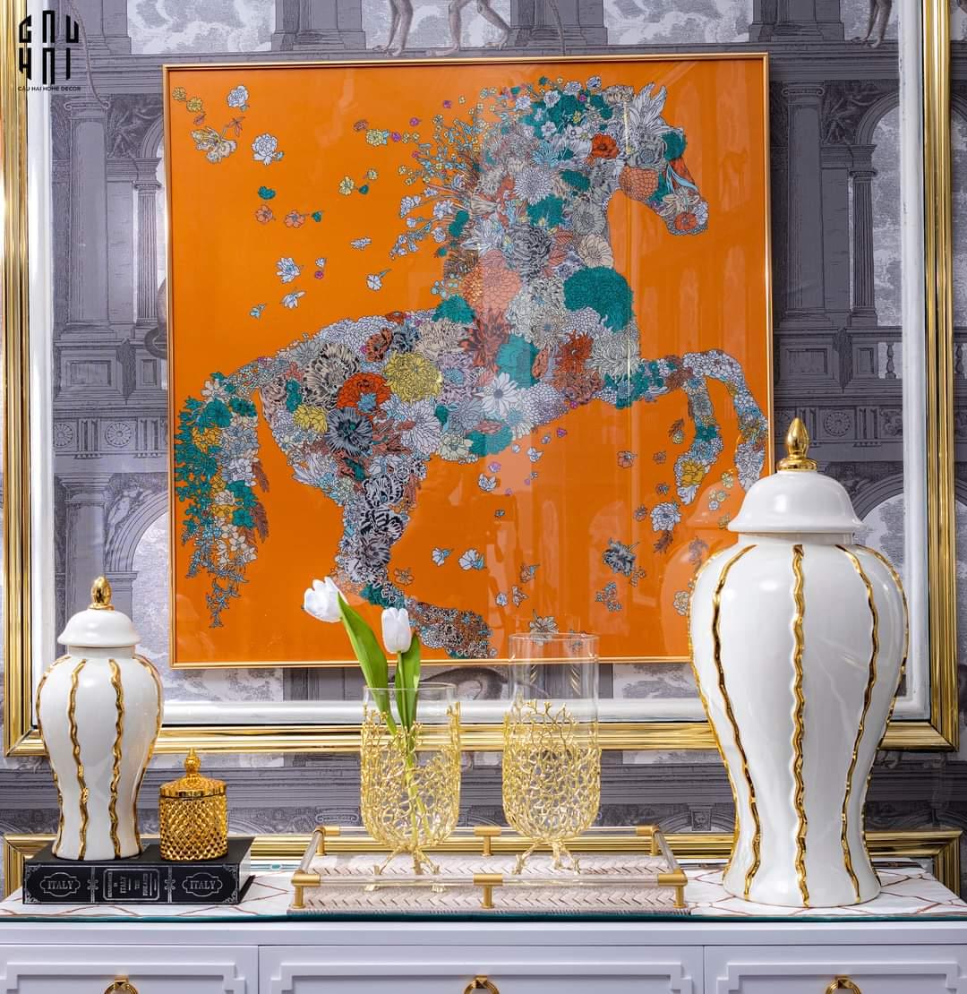 HOME COUTURE - BÌNH HOA PORCELAIN ATELIER FLYNN H60 - CẬU HAI HOME DECOR