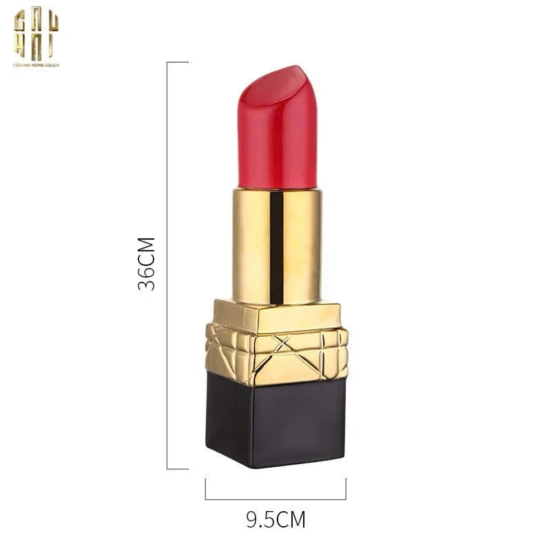 BÌNH HOA GOLD D.O ROUGE MATTE S36 - CẬU HAI HOME DECOR