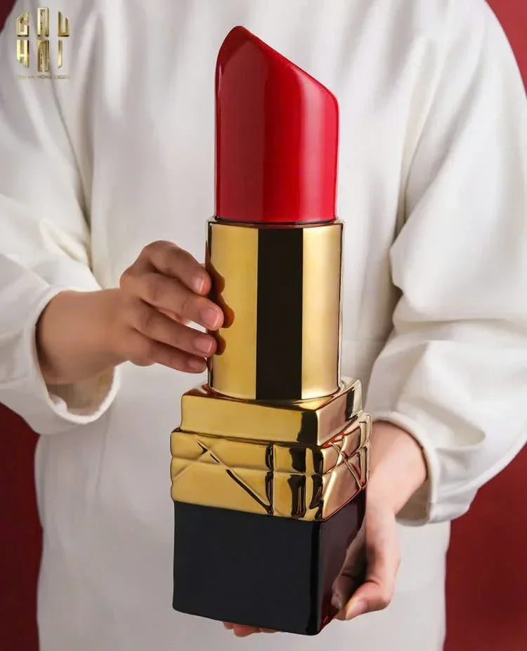 BÌNH HOA GOLD D.O ROUGE MATTE S36 - CẬU HAI HOME DECOR