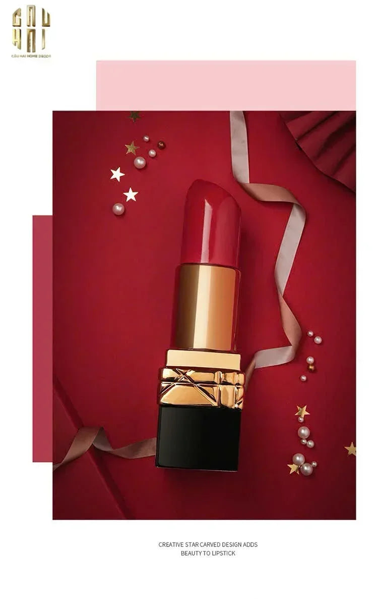 BÌNH HOA GOLD D.O ROUGE MATTE S36 - CẬU HAI HOME DECOR