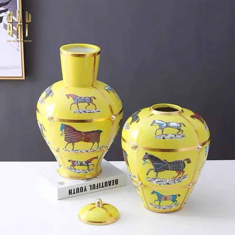 BÌNH HOA GOLDEN CHARIOT NEW EIDTION - GOLD DUST SS25 - CẬU HAI HOME DECOR