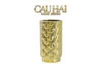 Bình Hoa Golden Scale 11x20-CẬU HAI HOME DECOR