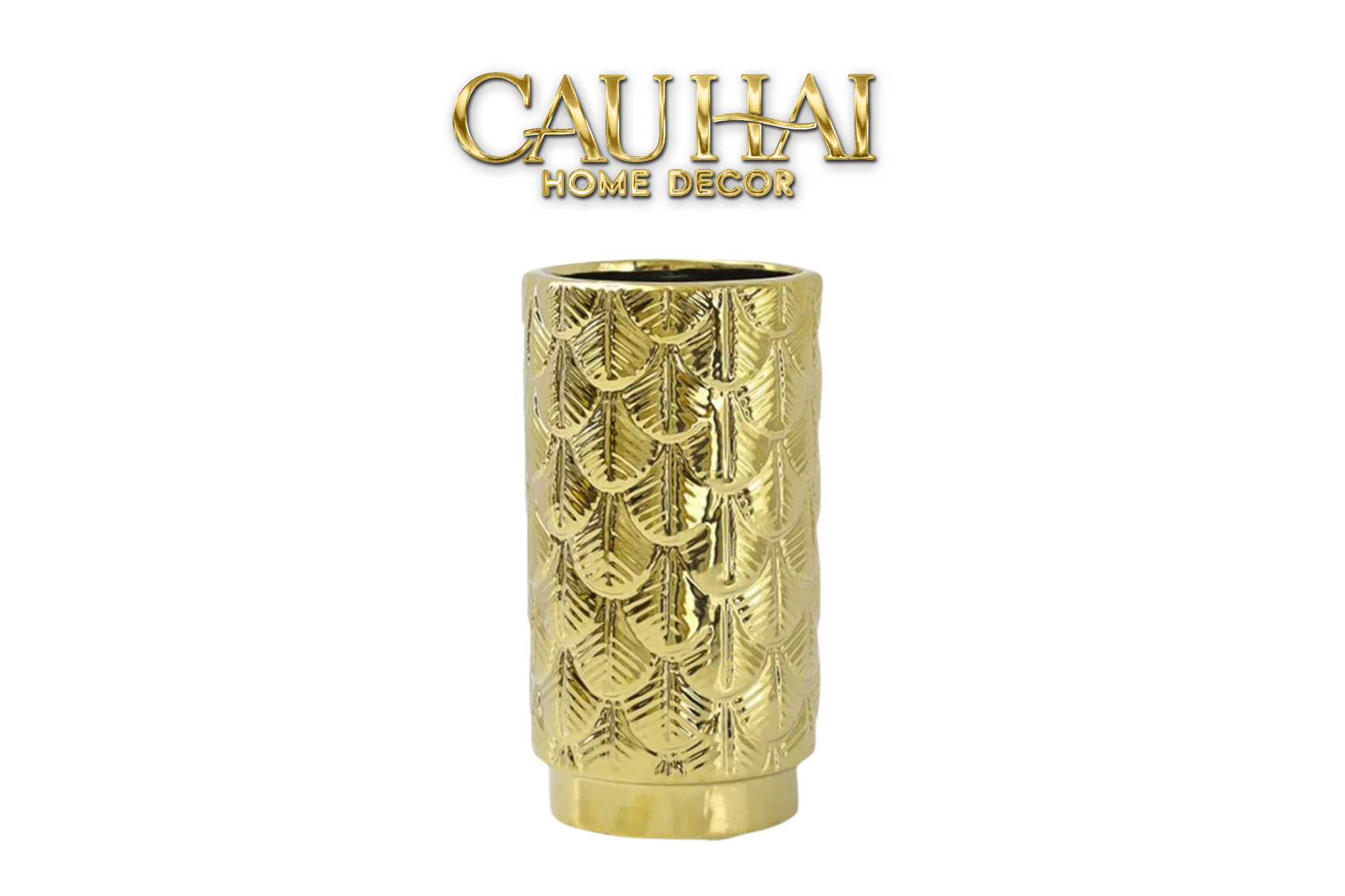 Bình Hoa Golden Scale 20 - CẬU HAI HOME DECOR
