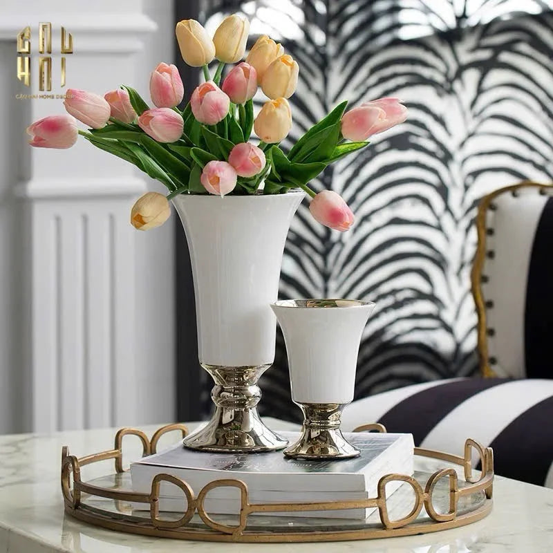 BÌNH HOA GỐM SỨ CẨM THẠCH VENICE SIZE 20 - CẬU HAI HOME DECOR