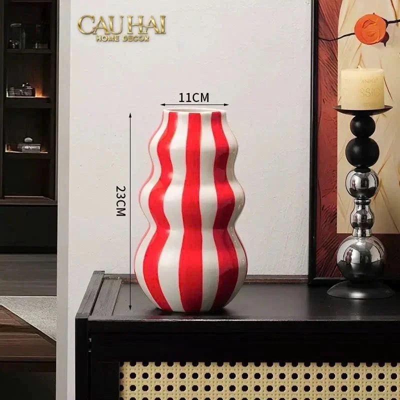 Bình Hoa Grande Cherry Clowny H23-CẬU HAI HOME DECOR