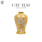 HOME COUTURE - BÌNH HOA HOÀNG KIM SOLEIL ROYAL H33-CẬU HAI HOME DECOR