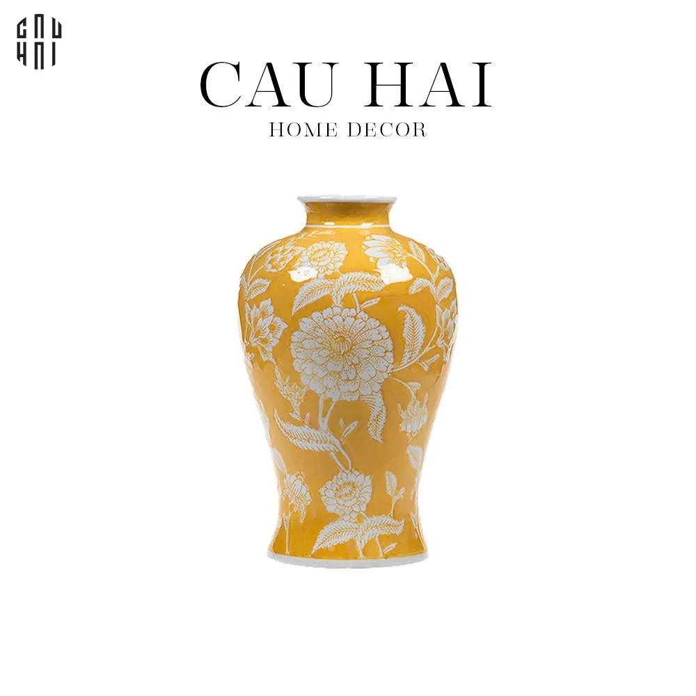 HOME COUTURE - BÌNH HOA HOÀNG KIM SOLEIL ROYAL H33-CẬU HAI HOME DECOR