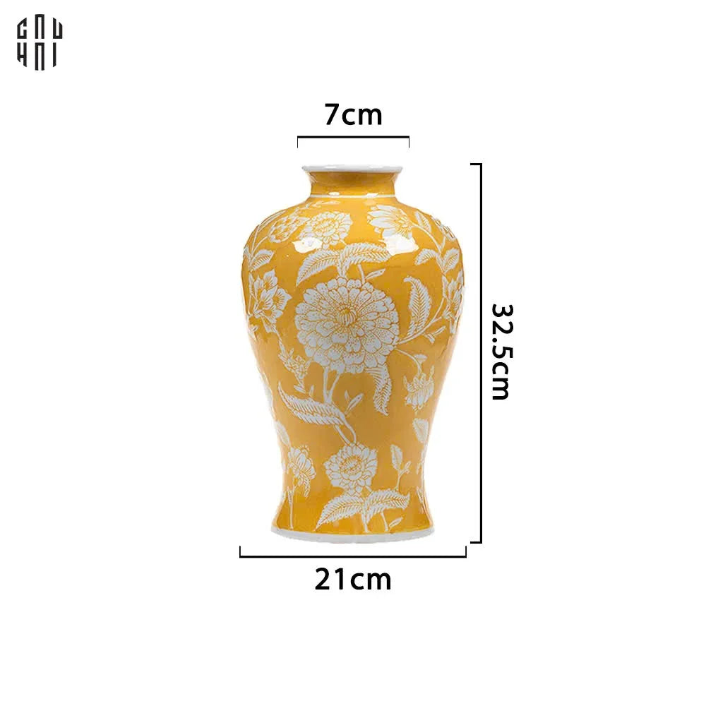 HOME COUTURE - BÌNH HOA HOÀNG KIM SOLEIL ROYAL H33-CẬU HAI HOME DECOR