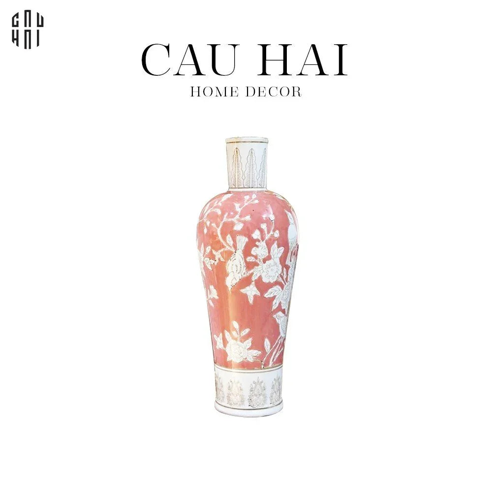 BÌNH HOA HỒNG XUÂN - CẬU HAI HOME DECOR