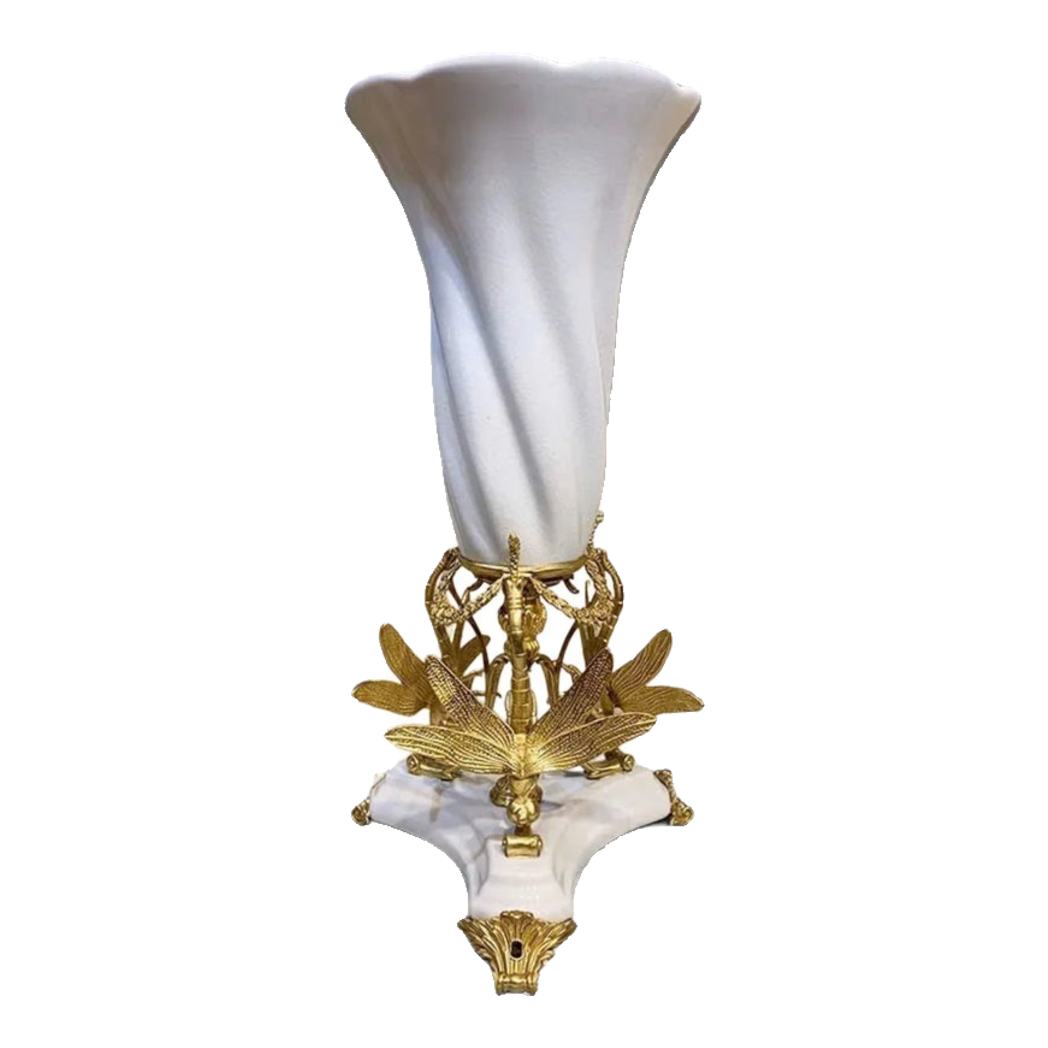 Maison Couture - Bình Hoa Imperium Empire Divine Vase - Papillon Pedestal – D’Ivoire H60x26x26-BÌNH HOA-CẬU HAỊ HOME DECOR-CẬU HAI HOME DECOR
