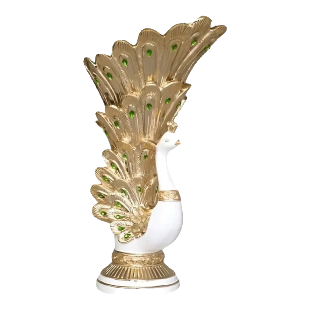 Bình Hoa Khổng Tước Gemstone Aura 40-BÌNH HOA-Đối tác tại Trung Quốc theo từng đơn đặt hàng-CẬU HAI HOME DECOR
