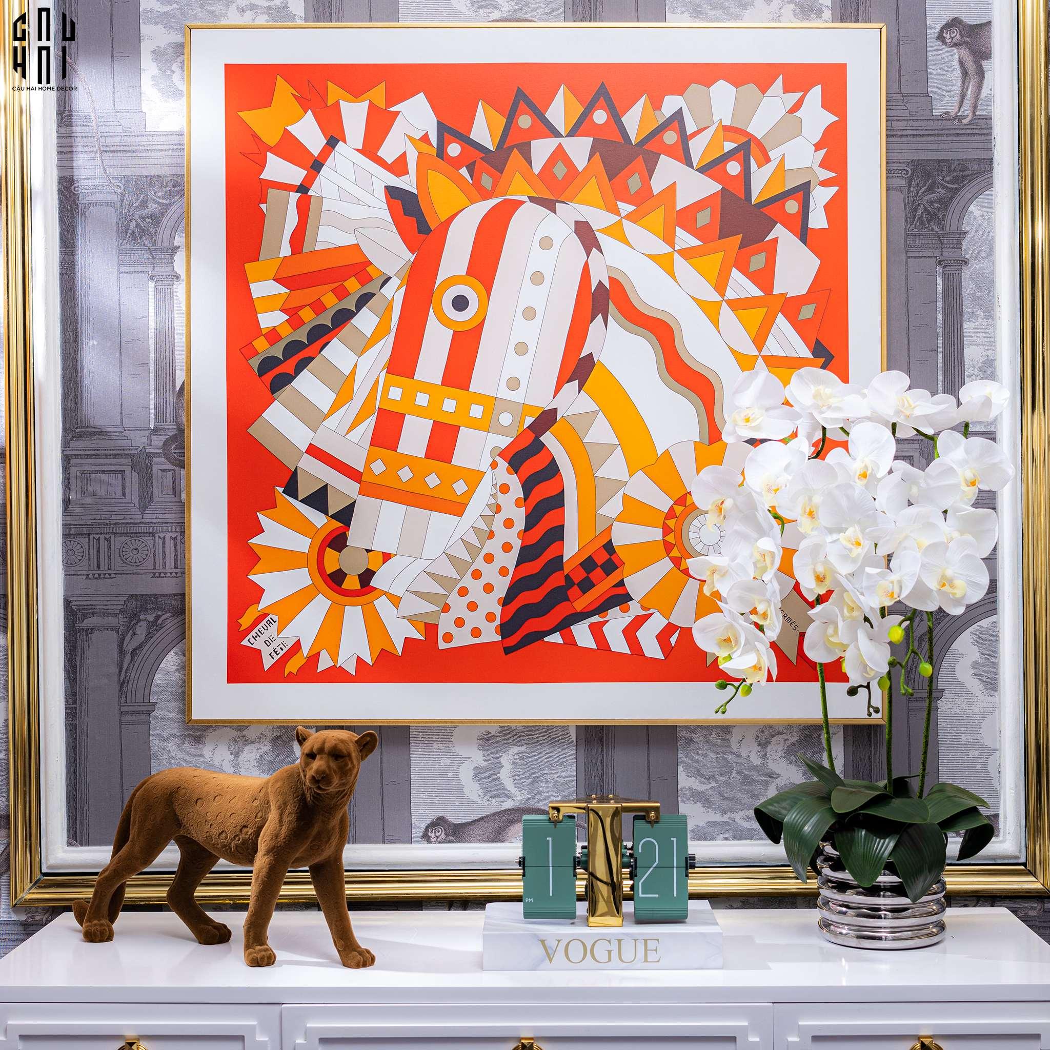 BÌNH HOA LAN TRẮNG - WHITE ORCHID - CẬU HAI HOME DECOR