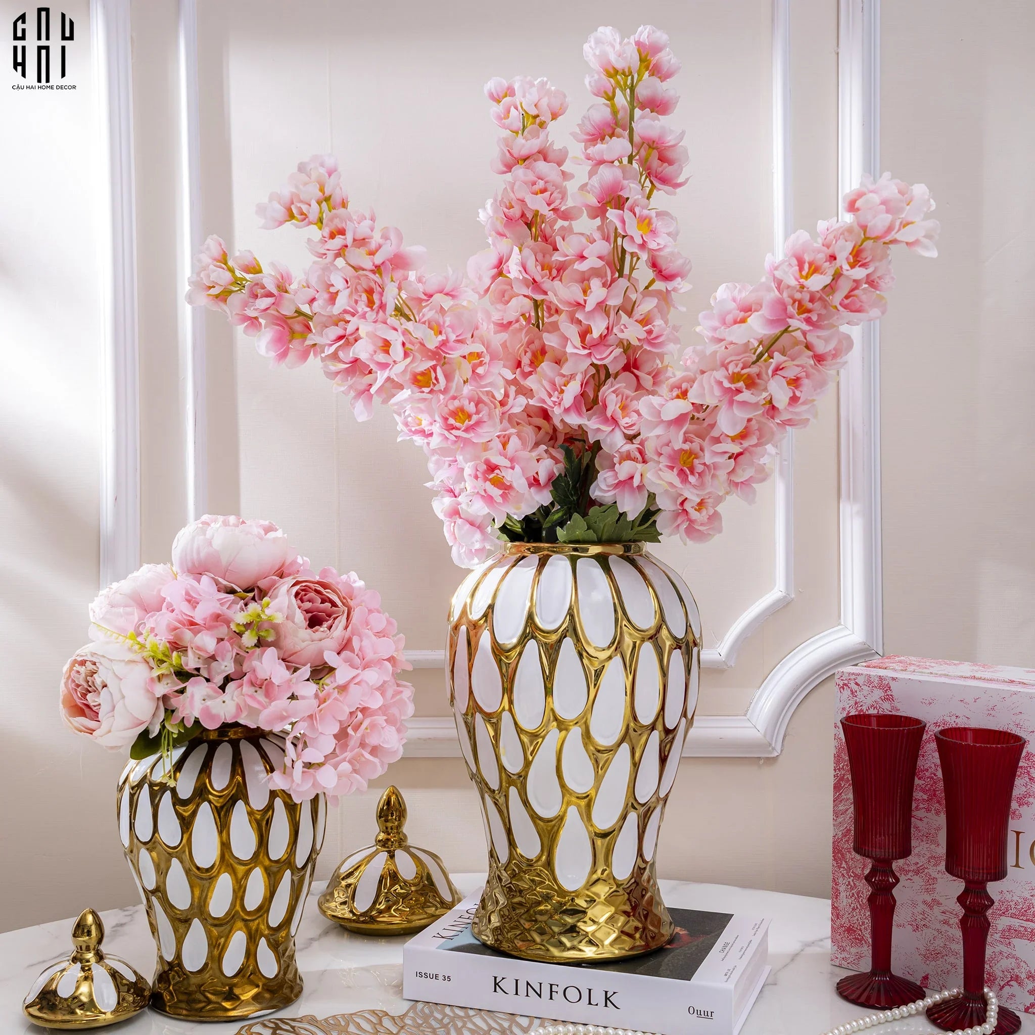 BÌNH HOA LORIUS S45 - CẬU HAI HOME DECOR