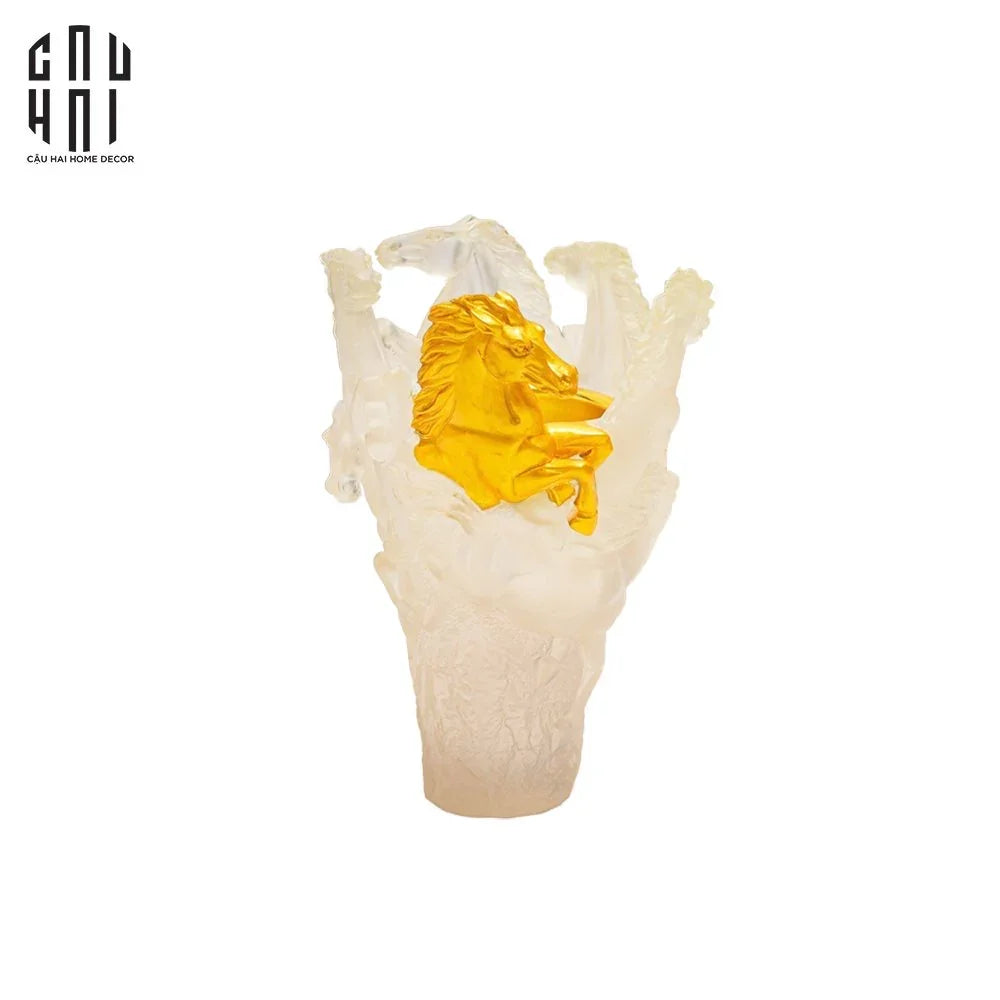 BÌNH HOA LƯU LY THE DIVINITY PEGASUS - CẬU HAI HOME DECOR