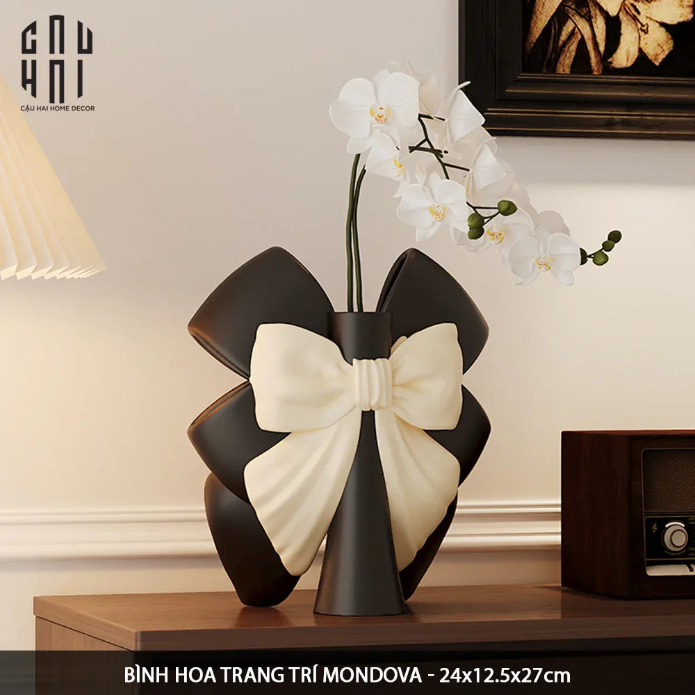Bình Hoa Mademoiselle Parisian Mondovelle H27-CẬU HAI HOME DECOR