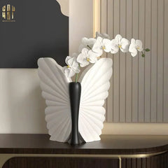 Bình Hoa Papillon Angel In Bloom - Noir H26x24x16-CẬU HAI HOME DECOR